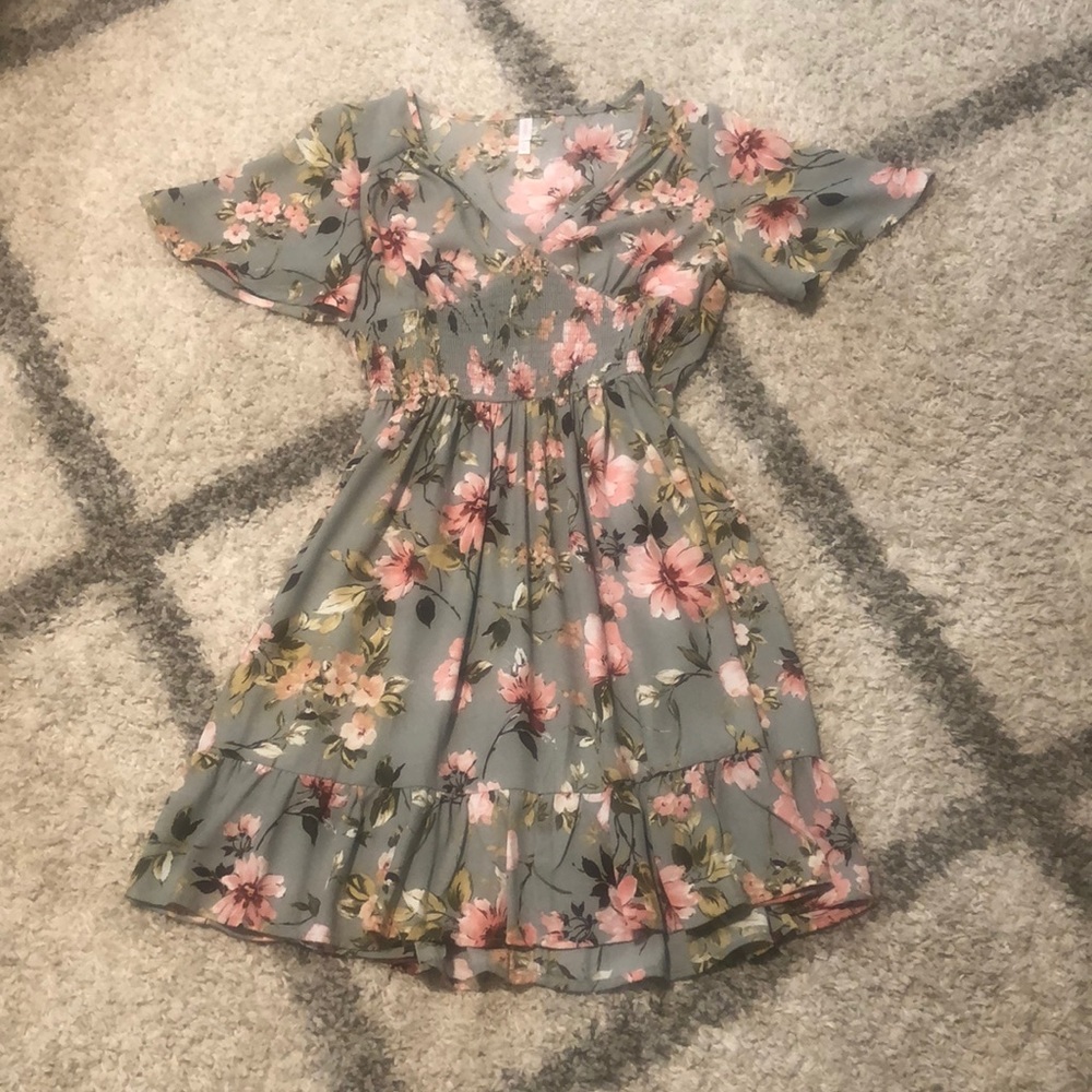 Target floral short dress